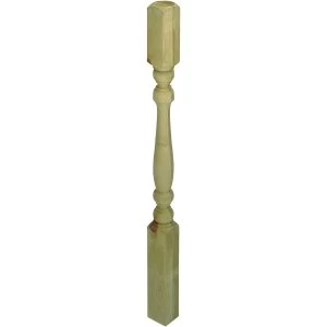 Image of Wickes Colonial Deck Post - Green 83 x 83mm x 1.19m