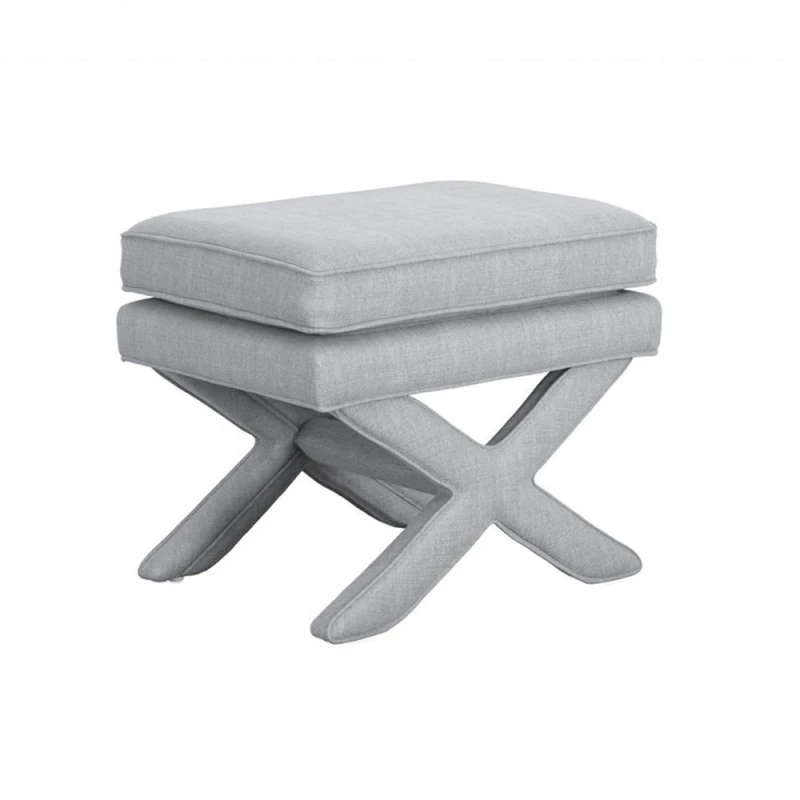 Image of Rhode Linen Blend Footstool