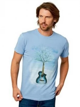 Image of Joe Browns Chill Out Tunes T-Shirt - Blue Size M Men