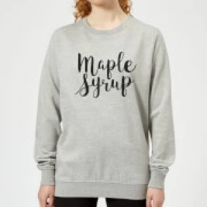 Image of Maple Syrup Womens Sweatshirt - Grey - 5XL