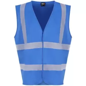 Image of PRO RTX High Visibility Unisex Waistcoat (M) (Sapphire Blue) - Sapphire Blue