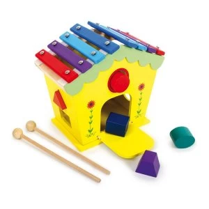 Image of Legler - Small Foot Dodoo House of Sounds and Activities Wooden Musical Kid's Toy (Multi-colour)