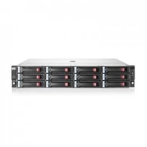 Image of HP StorageWorks Disk Enclosure D2700 - Storage enclosure - 25 bays SAS-2 - 0 x HD - rack-mountab