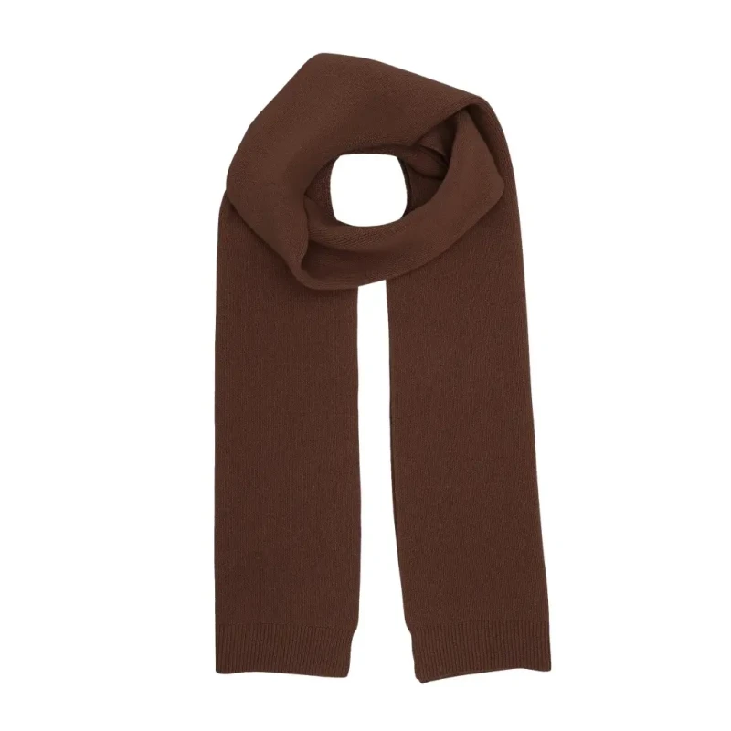 Image of Colorful Standard woolen scarf Colorful Standard Merino coffee brown Marron Unisex TU