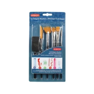 Image of Derwent Technique Brushes Set