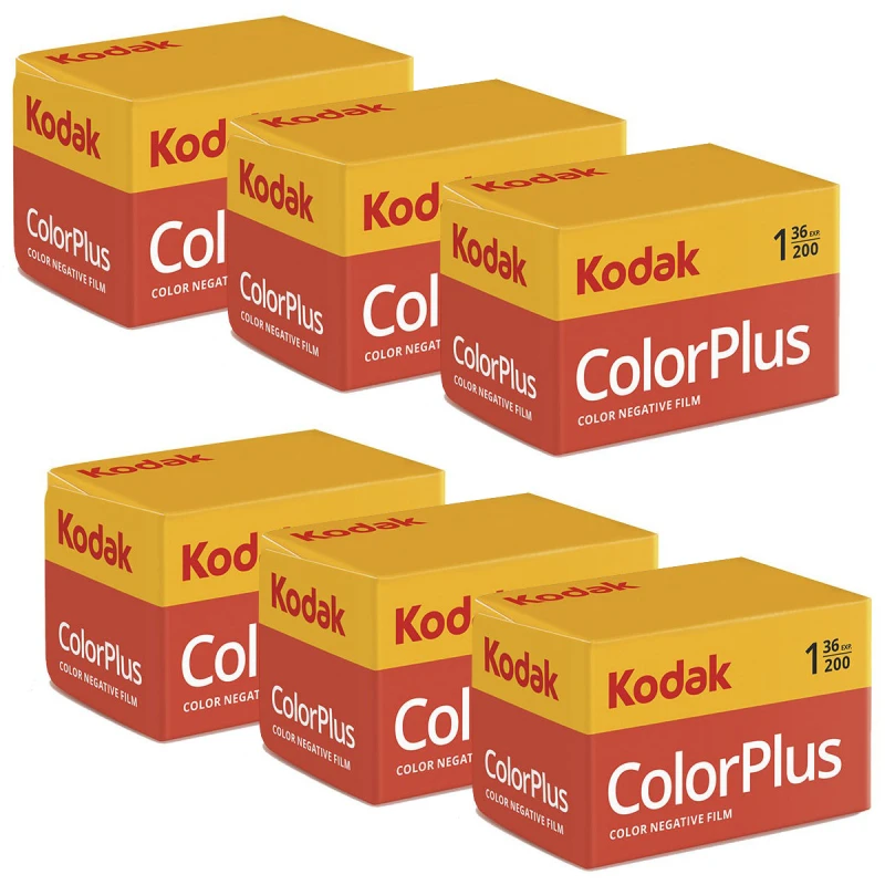 Image of Kodak Kodak Color Plus 200 135 Film - 36 Exposures Per Pack (Pack of 6) 108348x6
