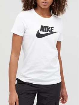 Image of Nike Sportswear Essential SS Tee - White, Size XS, Women