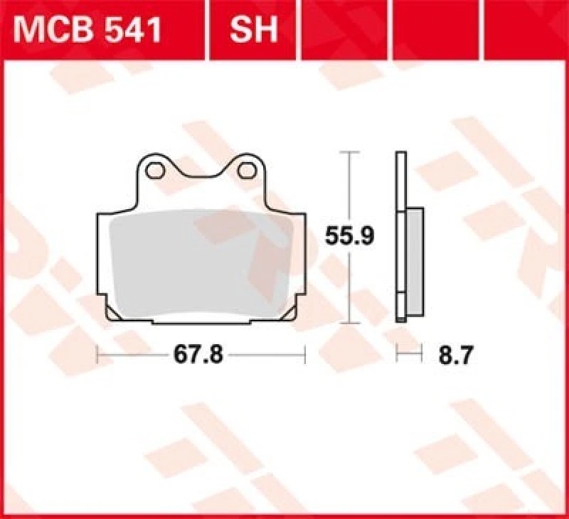 Image of TRW Lucas Sintered lining MCB541SH