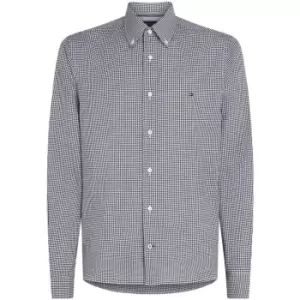 Image of Tommy Hilfiger Nat. Soft Flex Gingham Rf Shirt - Blue