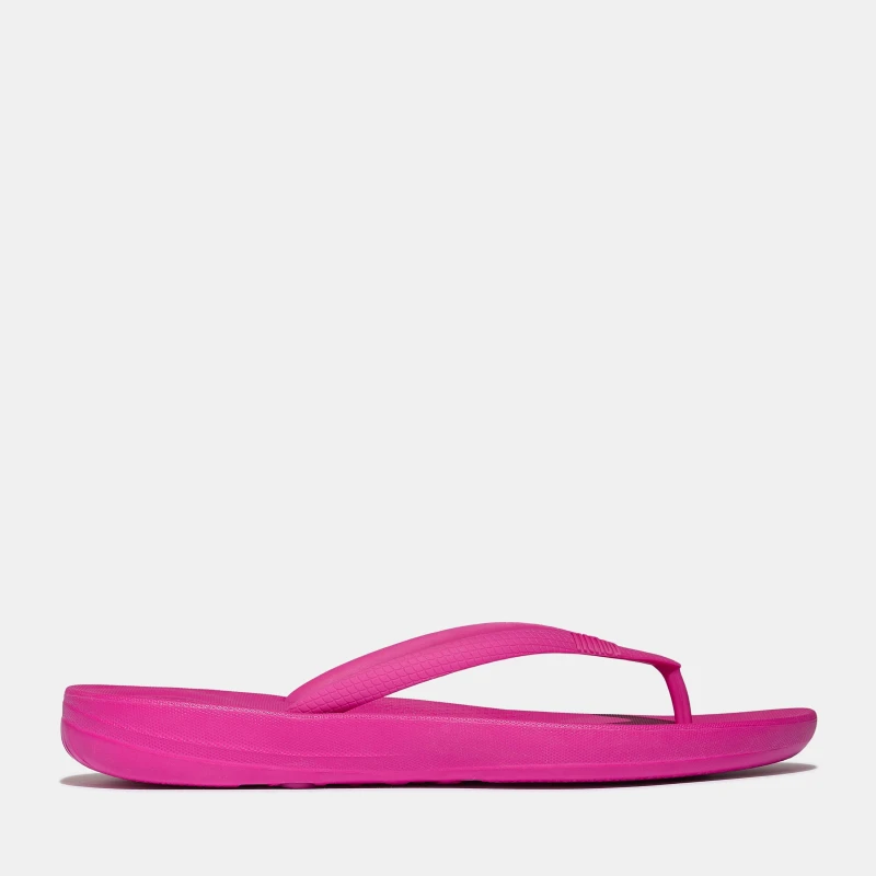 Image of Fitflop IQushion Flip Flops Fuchsia Rush female 3 (36)