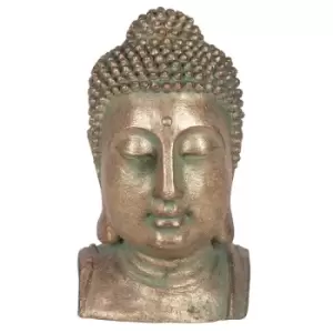 Image of Verdigris Effect Large Garden Buddha