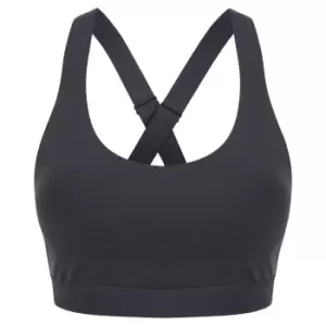 Image of Tombo Womens/Ladies Core Medium Impact Bra (L) (Charcoal Grey)