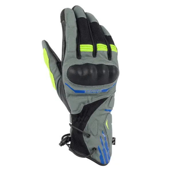 Image of Bering Bakundu Gloves Black Grey Blue Fluo Size T9