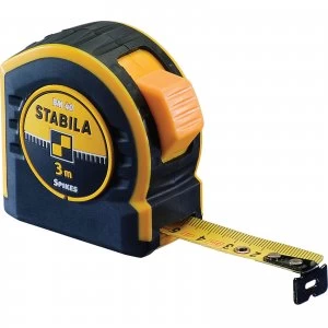 Image of Stabila BM40 Series Pocket Tape Measure Imperial & Metric 10ft / 3m 16mm