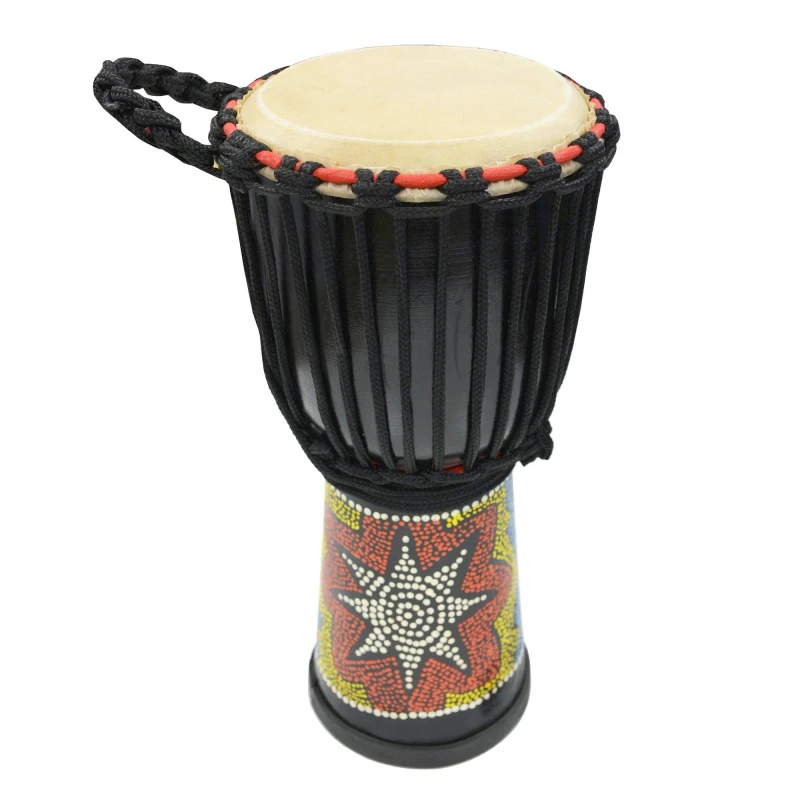 Image of A-Star A-Star 7" Painted Djembe Multi unisex Full Size