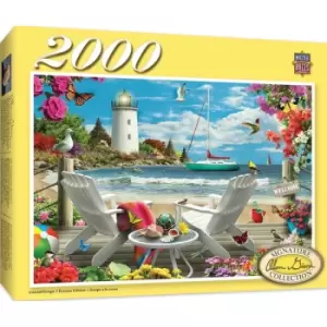 Image of Masterpieces Puzzle Signature Collection Coastal Escape 2000 piece Jigsaw Puzzle
