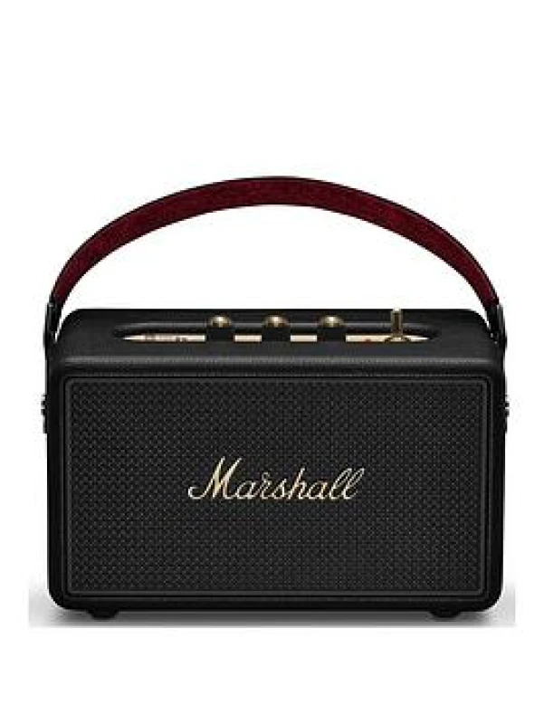 Image of MARSHALL Kilburn III Portable Bluetooth Speaker - Black & Brass, Black 7340055404778