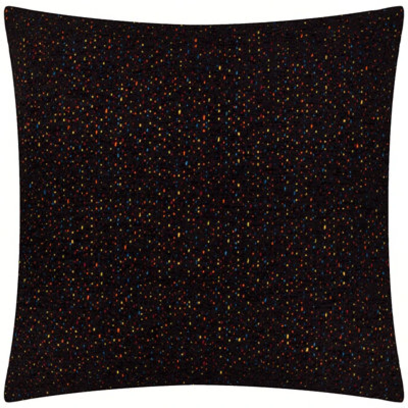 Image of Furn Furn Hali Boucle Textured Polyester Filled Cushion in Black Size: 45cm x 45cm Black 45cm x 45cm Unisex 5025532865458
