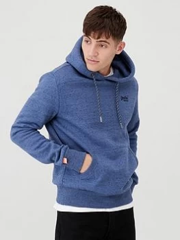 Image of Superdry Cali Hoodie - Blue, Size S, Men