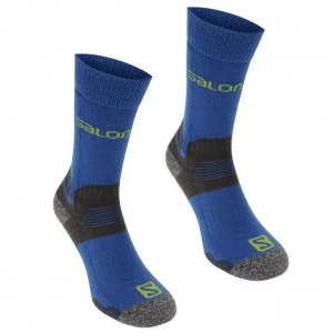Image of Salomon Midweight 2 Pack Mens Walking Socks - Navy