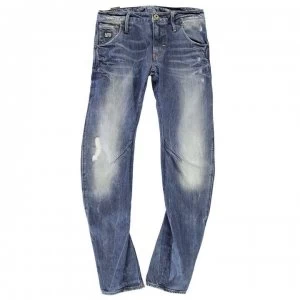 Image of G Star Arc 3D Slim Jeans - med aged destry