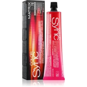Image of Matrix Color Sync Hair Color Ammonia - Free Shade 7MR Medium Blonde Mocha Red 90 ml