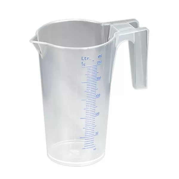 Image of Genuine SEALEY JT0250 Measuring Jug Translucent 0.25ltr