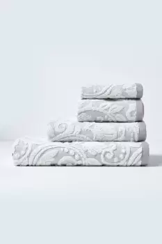 Image of Damask 100% Turkish Cotton 600 GSM Towel