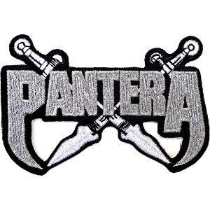 Image of Pantera - Silver Swords Standard Patch