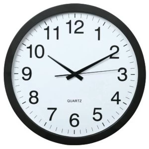 Image of Hama PG-400 Jumbo Wall Clock (AA, White, Plastic, Glass, 50 mm, 1.2 kg)
