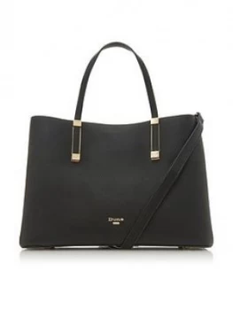 Image of Dune London Dorrie Large Unlined Tote Bag - Black