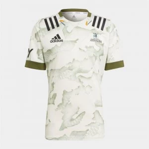 Image of adidas Highlanders Alternate Rugby Shirt 2021 - White / Green