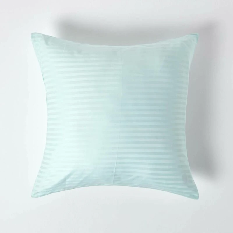 Image of Homescapes Continental Pillowcase Egyptian Cotton 330 TC, 60 x 60cm Blue