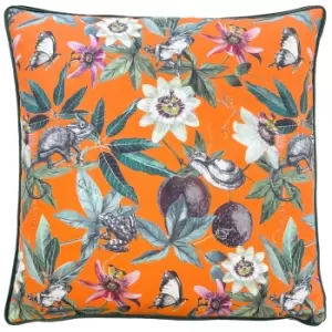 Image of Wild Passion Creatures Cushion Orange / 50 x 50cm / Polyester Filled