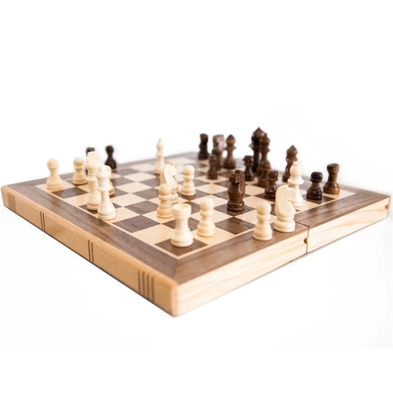 Image of Planet Direct M.Y Premium 12" Wooden Chess Set Brown & Black unisex Medium