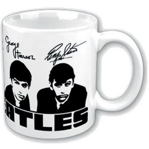 Image of The Beatles - Portrait & Signatures Boxed Standard Mug