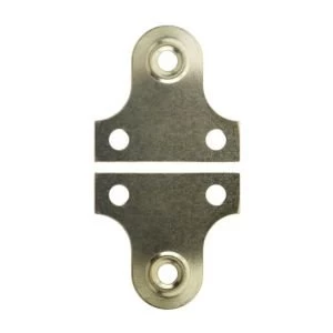 Image of BQ Brass Effect Carbon Steel Mirror Flush Mount L38mm Pack of 2