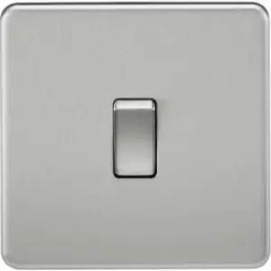 Image of MLA Knightsbridge 20A 1 Gang DP Switch Brushed Chrome - SF8341BC