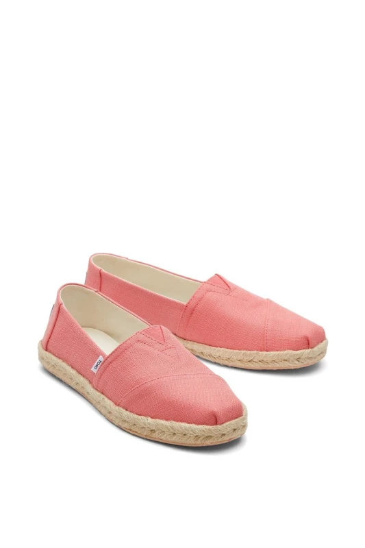 Image of Toms Alpargata Rope Shoe - Orange Orange 5