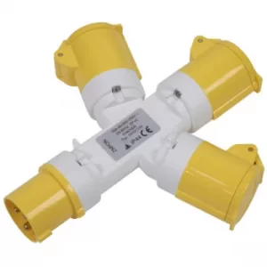 Image of Worksafe WSTWA 2P+E 3-Way Adaptor 110V