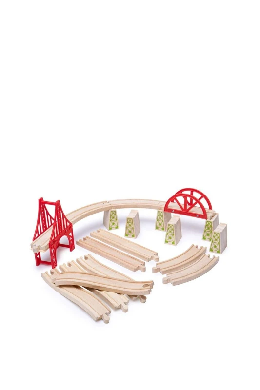 Image of Bigjigs Rail Toy Bridge Expansion Set Natural unisex