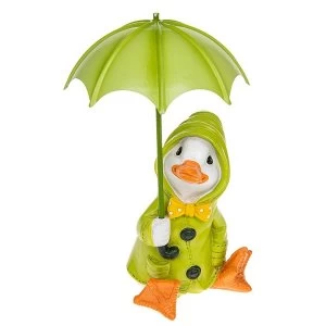 Image of Puddle Duck Geen Coat Brolly Ornament