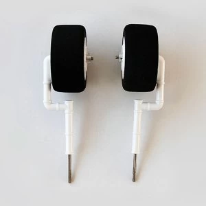 Image of Dynam P61 Black Widow Main Gear Strut And Wheel Set