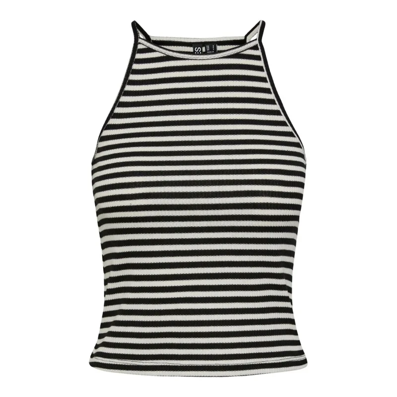 Image of Pieces Womens tank top Pieces Ostina Noir Female L