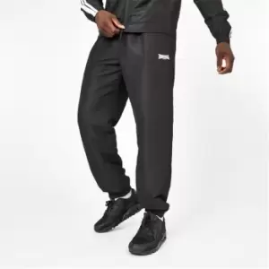 Image of Lonsdale Essential CH Woven Jogging Bottoms Mens - Black