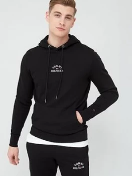 Image of Tommy Hilfiger Basic Embroidered Hoodie - Black