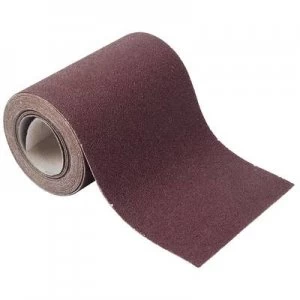 Image of Wolfcraft 1740000 Sandpaper roll Hook-and-loop-backed Grit size 80 (L x W) 4m x 115mm 4 m