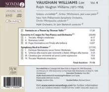 Image of Vaughan Williams: Live
