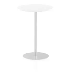 Image of Italia Poseur Table Round 600 Top 1145 High White