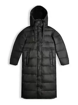 Image of Hunter Intrepid Long Padded Coat, Black, Size L, Women